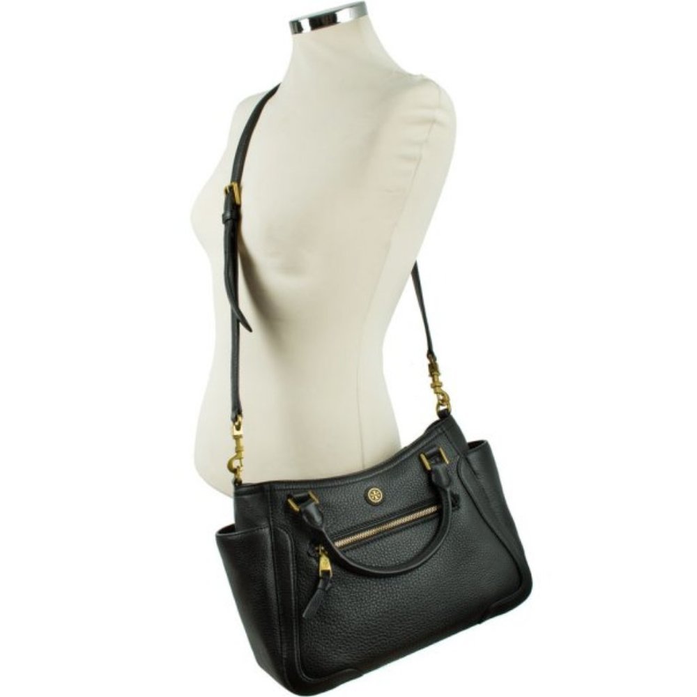 TORY BURCH Small Frances Satchel Jitney Green - Picture 5 of 17